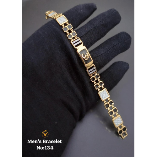 Copper Crystal Gold-plated Bracelet-1