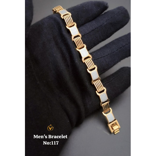 Copper Crystal Gold-plated Bracelet-5