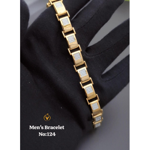 Copper Crystal Gold-plated Bracelet-7